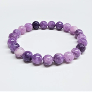Lepidolite beads