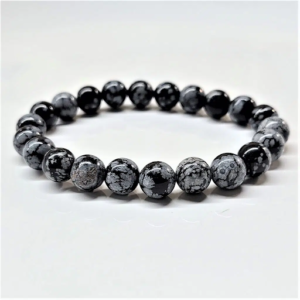 Obsidian beads